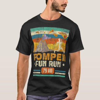 Pompeji Roligt Springa Geography Volcanolog Volcan T Shirt