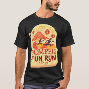 Pompeji Roligt Springa ger för en Springer T Shirt