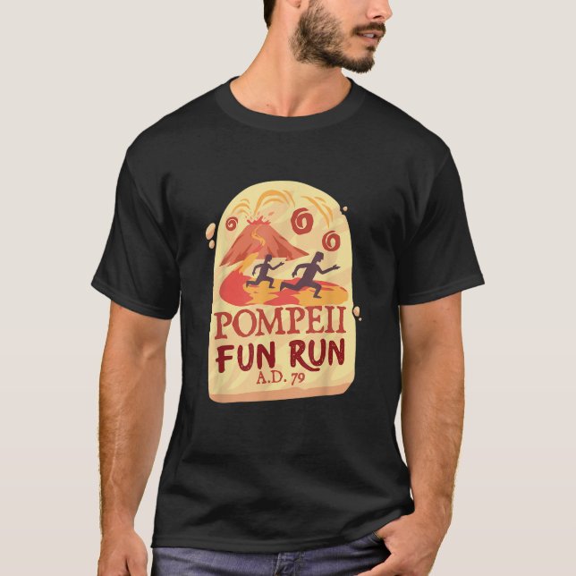 Pompeji Roligt Springa Gift för en Springer T Shir Shirt (Framsida)