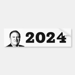 POMPEO 2020 BUMPER STICKER BILDEKAL