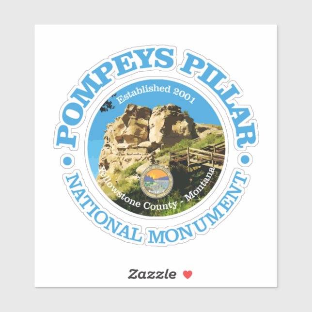 Pompeys Pillar NM Klistermärken (Ark)
