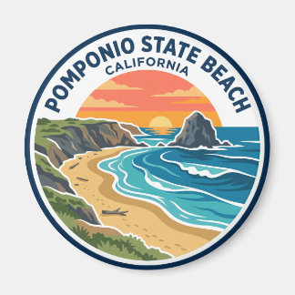 Pomponio State Beach Kalifornien Magnet