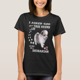 Pomshi Hund, Mamma, Shih Pom Pappa Costume, Cute S T Shirt