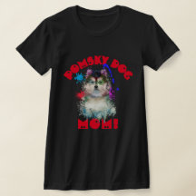 Pomsky Mamma Hund älskare Best Hund Mamma