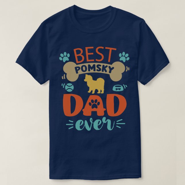 Pomsky T Shirt (Design framsida)