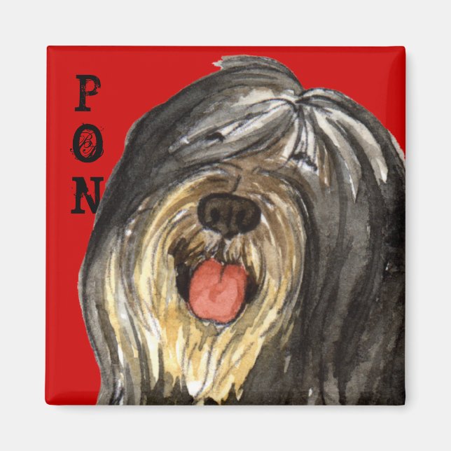 PON Färg Block Magnet (Framsidan)