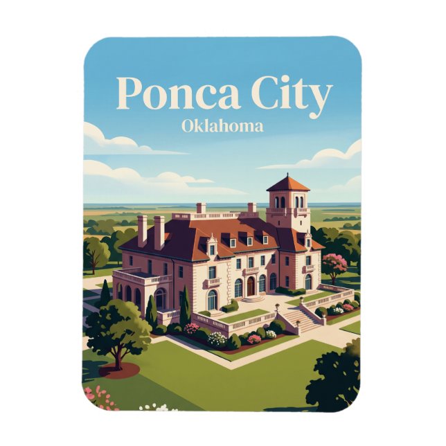 Ponca City, Oklahoma Magnet (Vertikal)