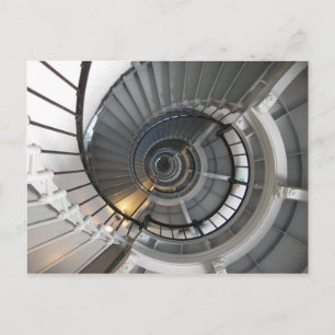 Ponce de Leon Inlet Light, Staircase, Florida Vykort