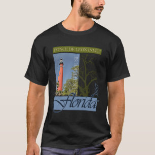 Ponce De Leon Inlet Lighthouse Florida 1887 T Shirt