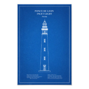Ponce de Leon Inlet Lighthouse - Florida - AD Fototryck
