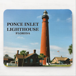 Ponce de Leon Inlet Lighthouse, Florida Mousepad Musmatta