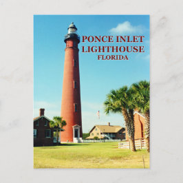 Ponce de Leon Inlet Lighthouse, Florida Postcard Vykort