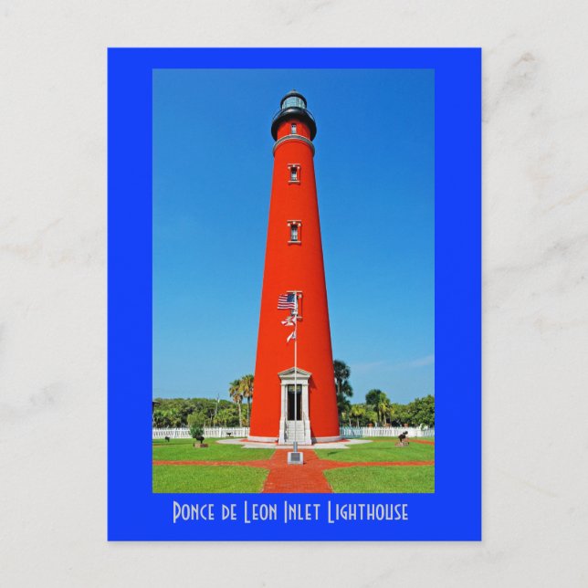 Ponce de Leon Inlet Lighthouse Vykort (Framsida)