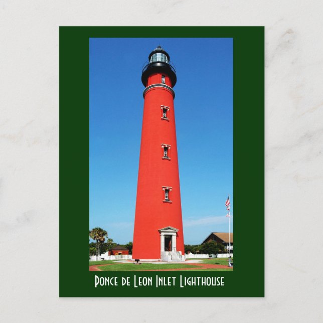 Ponce de Leon Inlet Lighthouse Vykort (Framsida)