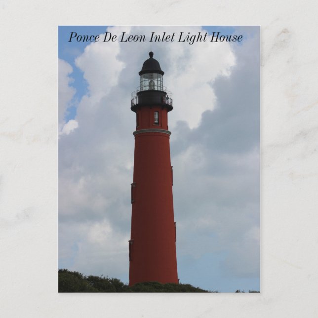 Ponce De Leon Inlet Lighthouse Vykort (Framsida)