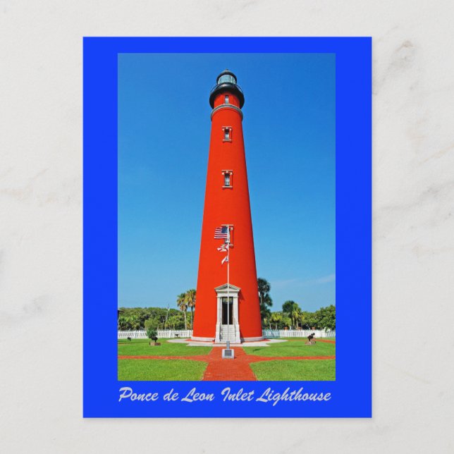 Ponce de Leon Inlet Lighthouse Vykort (Framsida)