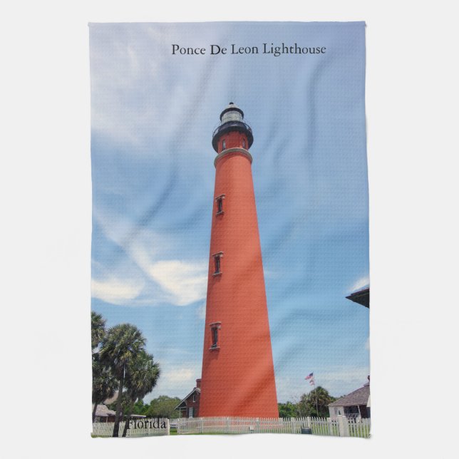 Ponce De Leon Lighthouse kökshandduk (Vertikal)