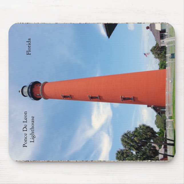 Ponce De Leon Lighthouse mousepad Musmatta (Framsidan)