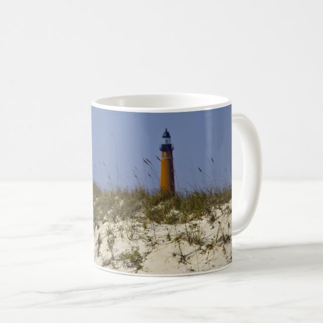 Ponce Inlet Lighthouse Florida Beach Nautical Kaffemugg (Framsida höger)