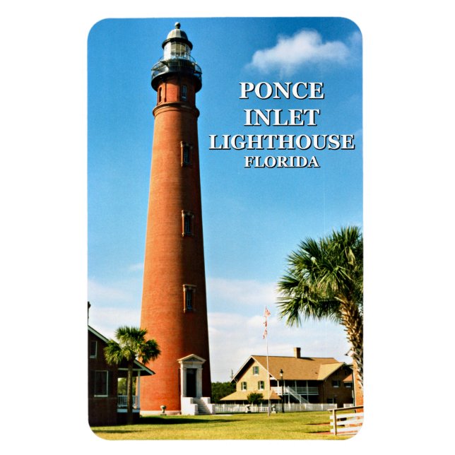 Ponce Inlet Lighthouse, Florida Flexi Magnet (Vertikal)