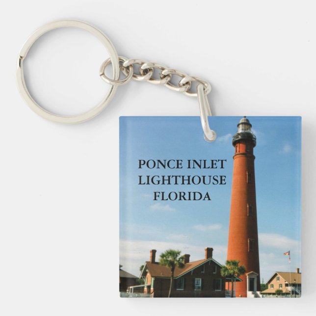 Ponce Inlet Lighthouse, Florida Nyckelring (Framsidan)