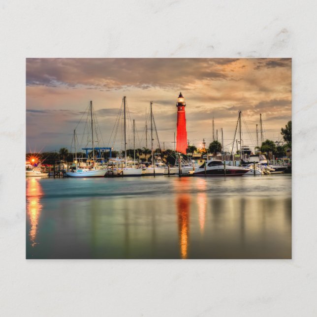 Ponce Inlet Lighthouse Vykort (Framsida)