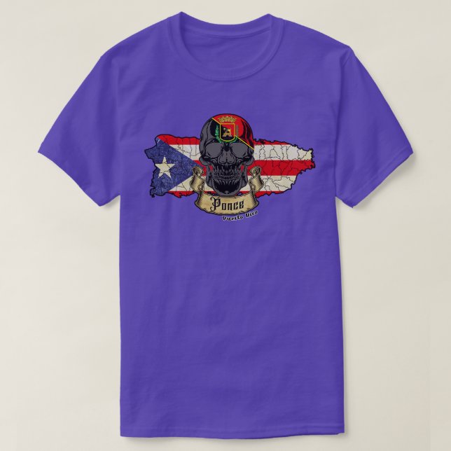 Ponce Isla de Puerto Rico T Shirt (Design framsida)