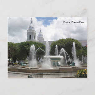 ponceplaza (3), Ponce, Puerto Rico Vykort