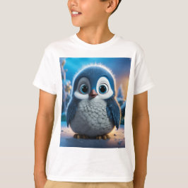 Poncho - En slät baby penguin T Shirt