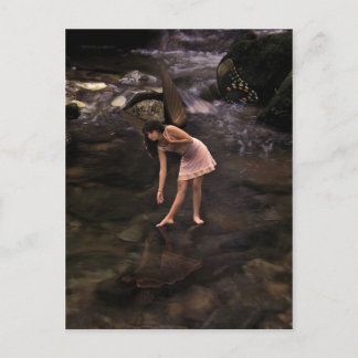 Pond Fairy, Fantasy Art Postcard Vykort