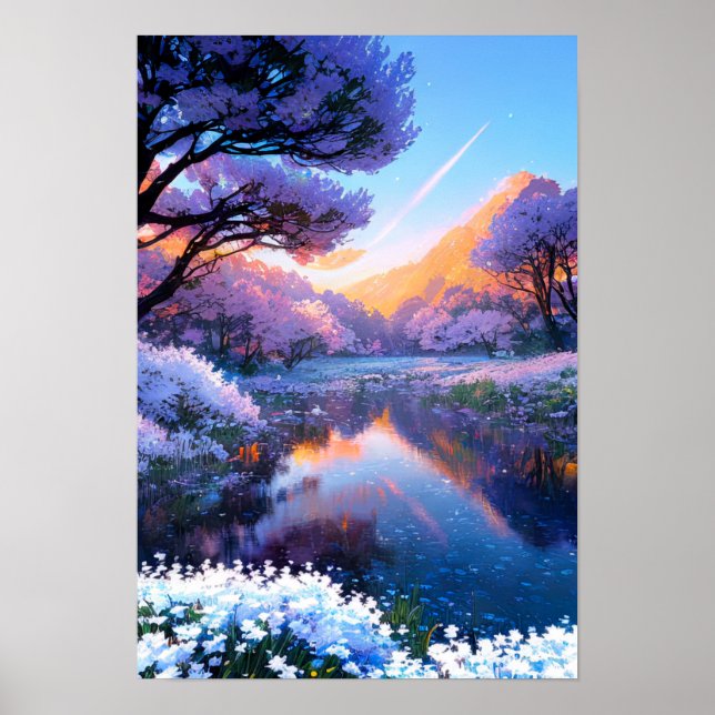 Pond för eterisk lugn poster (Framsidan)