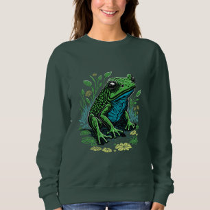 Pond Frog Graphic Design T Shirt