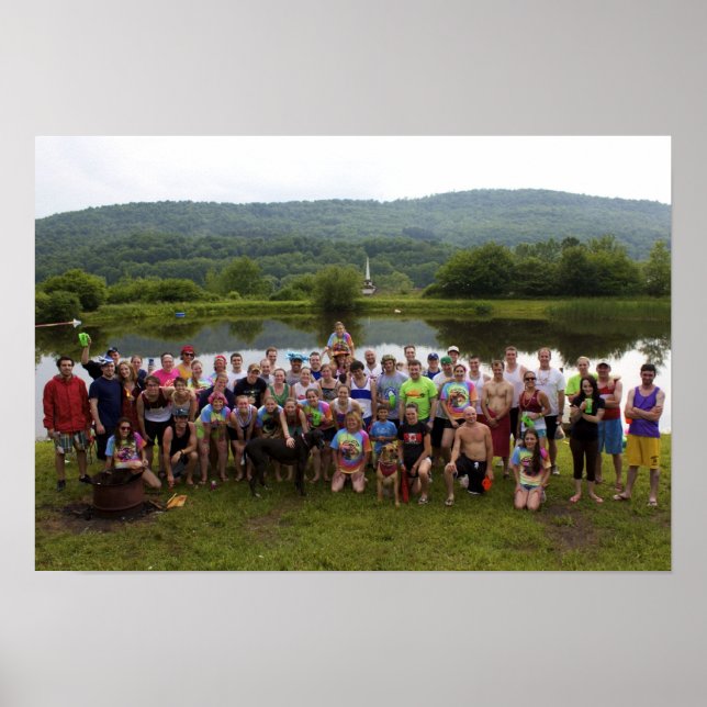 Pond Mile 4 Group Photo Poster (Framsidan)