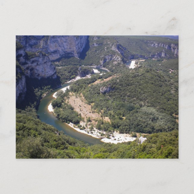 Pond Mörk Ardéche Frankrike Vykort (Framsida)