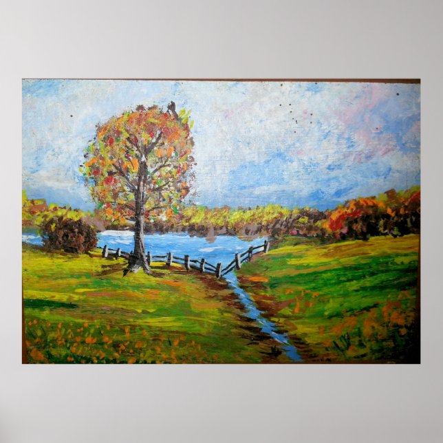 Pond och Träd, Abita Vår Poster (Framsidan)