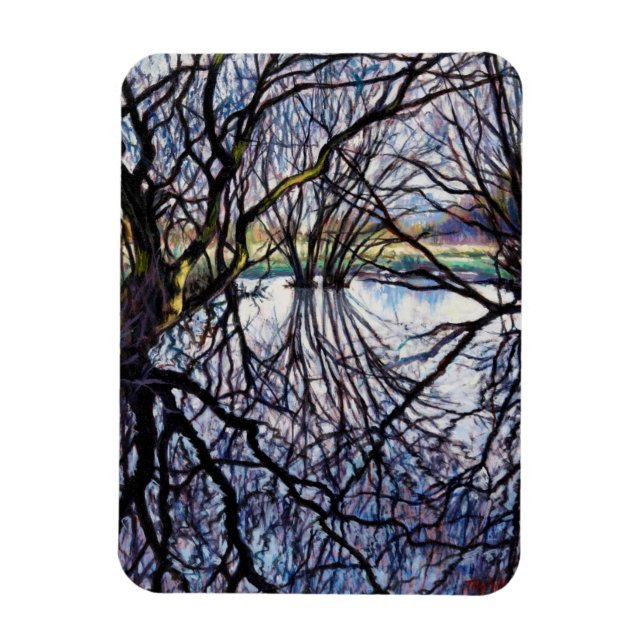 Pond Reflection 2009 Magnet (Vertikal)