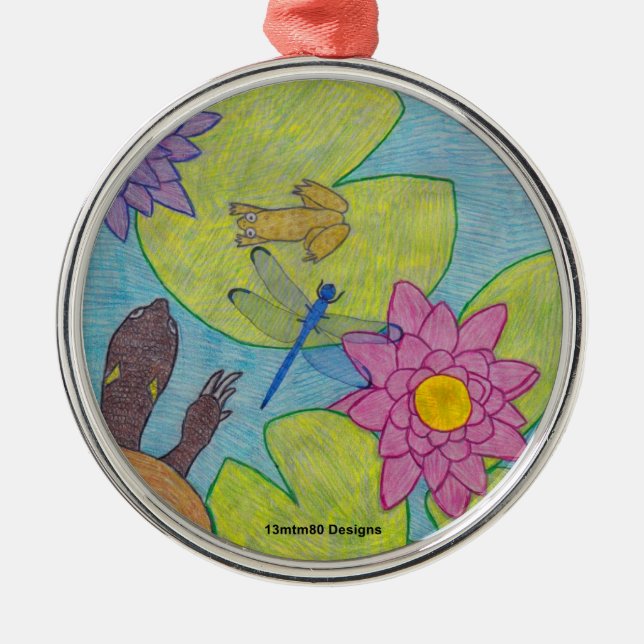 Pond Scene - Premium Ornament (Framsidan)