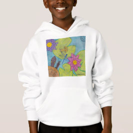 Pond Scene (vit) - Boy's Hoodie T Shirt