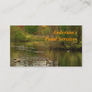 Pond Services Visitkort