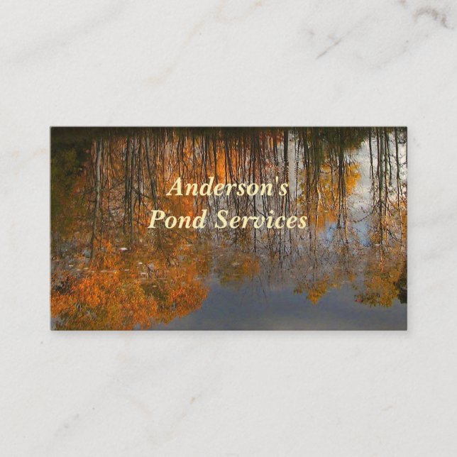 Pond Services Visitkort (Framsida)