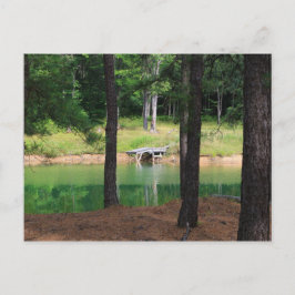 Pond Side Dock Vykort