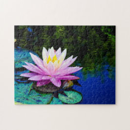 Pond Waterlily Leksak Jigszle Puzzle Pussel