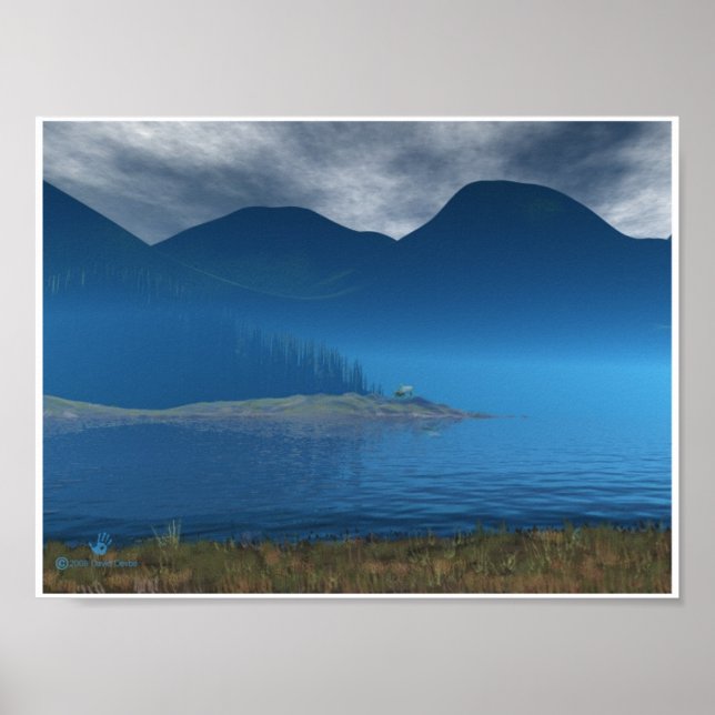 Ponderay Grått Poster (Framsidan)