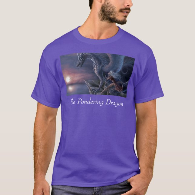 Pondering Dragon T-Shirt (Framsida)