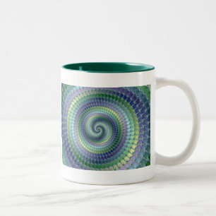 Pondering - Fractal Två-Tonad Mugg