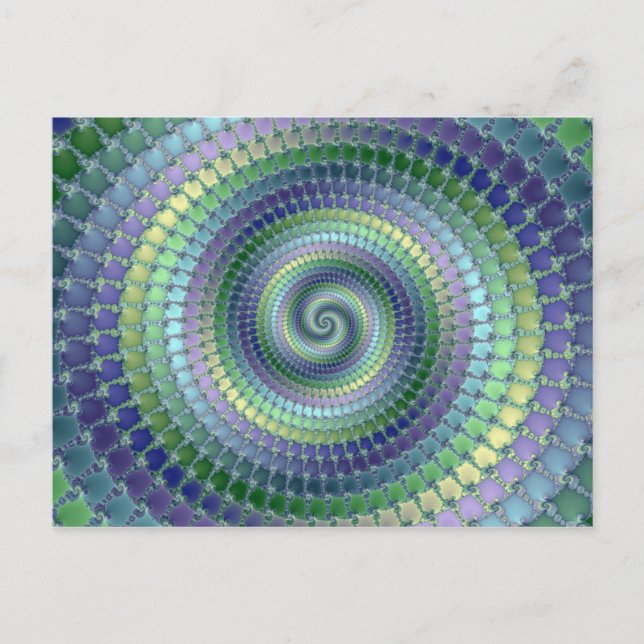 Pondering - Fractal Vykort (Framsida)