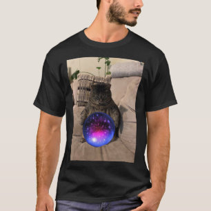 Pondering Hans Orb - Kitten Wizard T Shirt