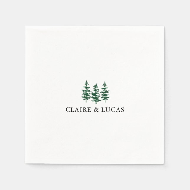 Ponderosa Gräs Napkins Pappersservett (Framsidan)