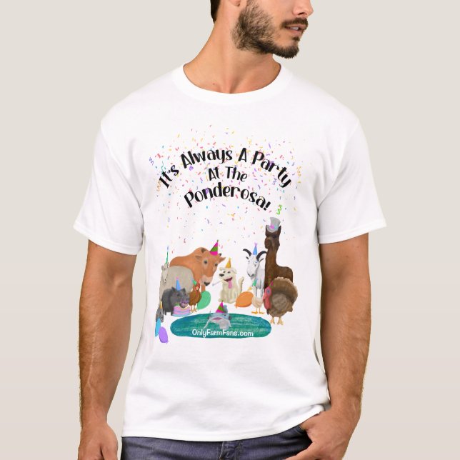 Ponderosa Party t-shirt (Framsida)