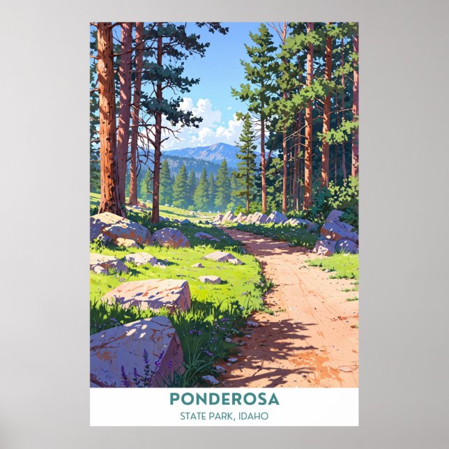 Ponderosa State Park, Idaho Poster (Framsidan)